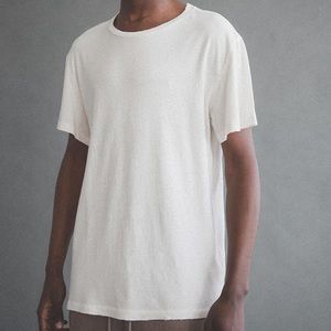 2xl Elwood Core Curved Hem Tee - Vintage White
